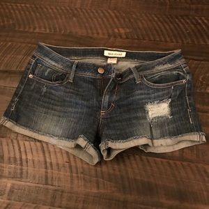 Boutique distressed shorts